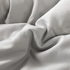 ISeersucker Striped Queen Comforter Seti (90×90 intshi), 3 Pieces- 100% Soft Washed Microfiber Lightweight Comforter ene pillowcases emi-2, All Season Down Elternative Comforter Set for Bedding, Grey