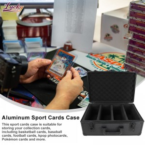 Étui en aluminium pour cartes de sport pour carte à collectionner PSA BGS SGC
