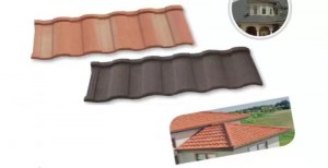 کاشی سقفی فلزی رنگارنگ با روکش سنگی تایل سقفی نوع بشکه ای