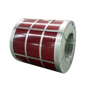 Фабричка цена алуминиум однапред обоен челик Брановидни алуминиумски калем во боја