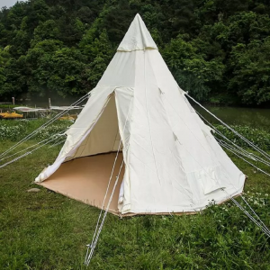 Lulusky Portable Bell Tent Cotton Canvas Tents ...