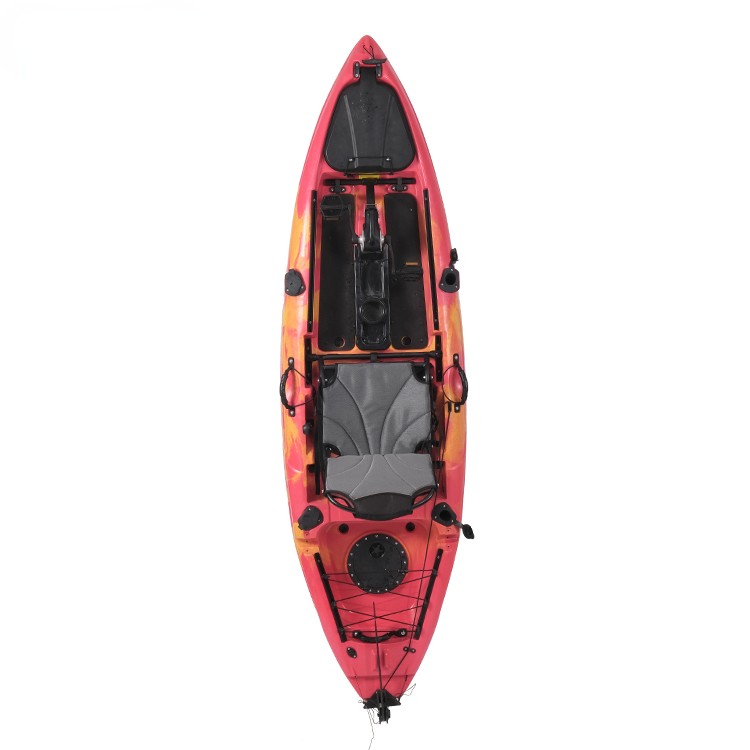 Cheap kayaks fishing, AKD04P, Seaflo kayak plastic with pedals, Pedal drive sit on top kayak