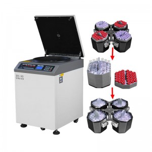 Blood collection tube automatic decapping centrifuge