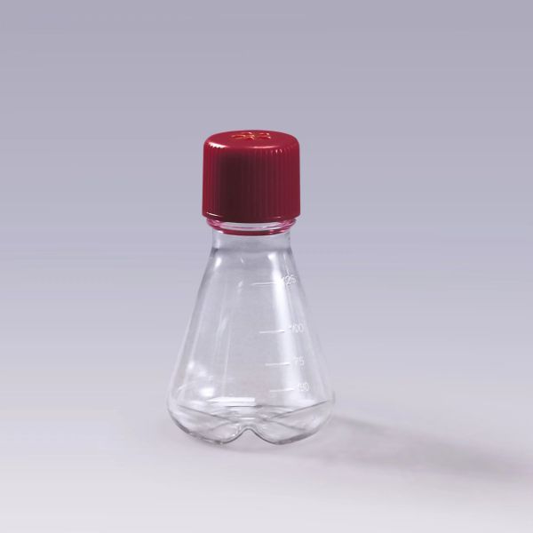 Terbingung Erlenmeyer Shake Flask dengan penutup bolong