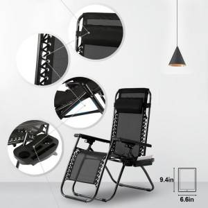 I-Conventional Zero Gravity Chair Folding Beach Chair