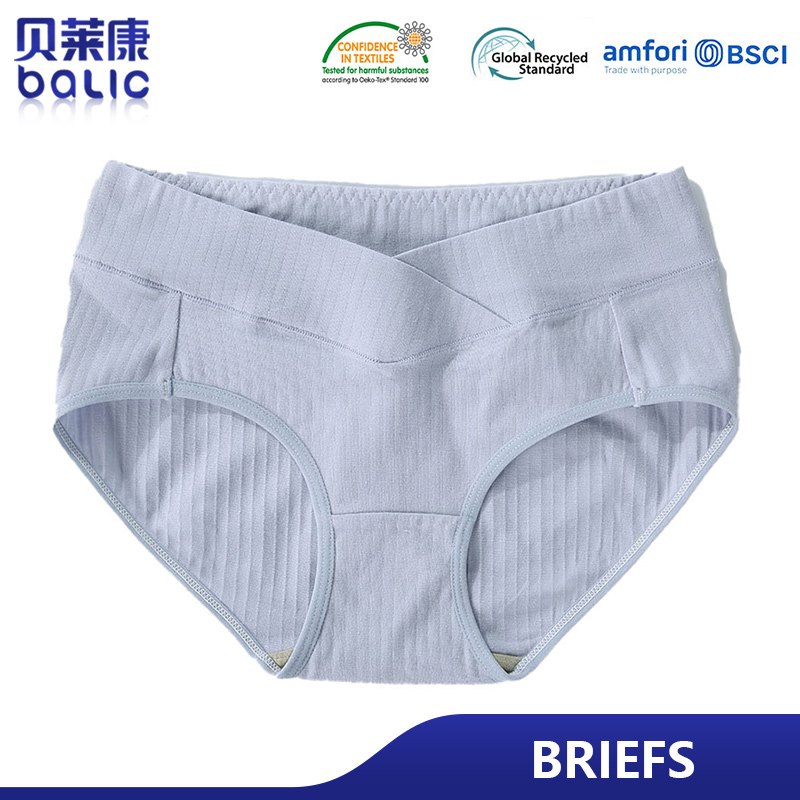 Maternity Underwear Low Waist Cotton Suitable For Pregnancy BLK0086