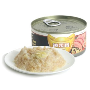 LSW-11 Ayam dengan Telur Puyuh Makanan Dalam Tin Anjing Borong