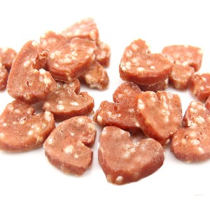 LSC-23 Çip pule në formë zemre me ushqim me shumicë për qentë me oriz