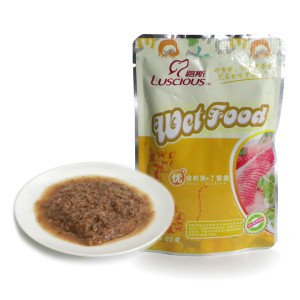 LSCW-10 Tuna wiht Luckfish Cat Canned Food Wholesale