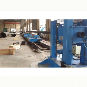 Automatic 12 meter pipe longitudinal seam welding machine