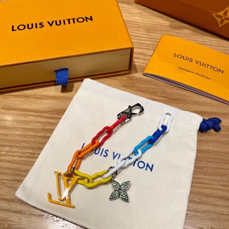 China LV Louis Vuitton Louis Vuitton Edisi Terhad Gelang Warna-warni  Pelangi Pasangan Tangan Pengeluar dan Pembekal