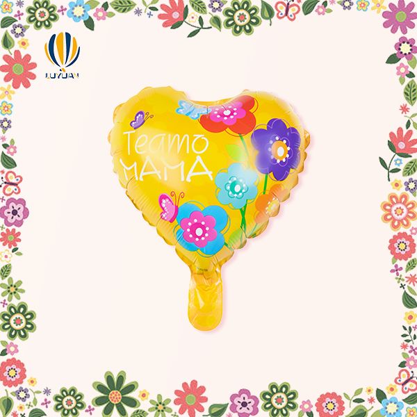 YY-F0928 10″ Teamo Mama Flower and Butterfly w kształcie serca