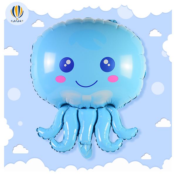 YY-F0862 28″ polvo desenho superformado com balão de folha de bebê menino