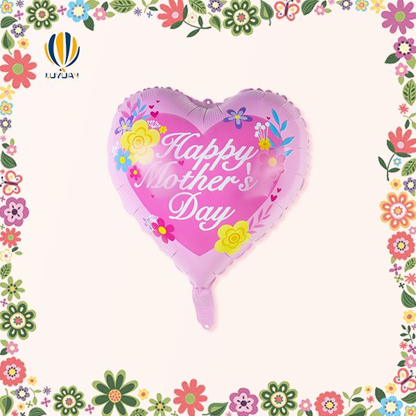 YY-F0910 Σχήμα καρδιάς 18″ Κλαδί και λουλούδι για τη γιορτή της μητέρας