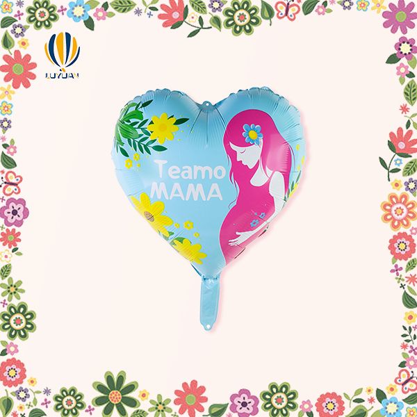YY-F0917 18″hjärtform Teamo Blomma och gravid kvinna