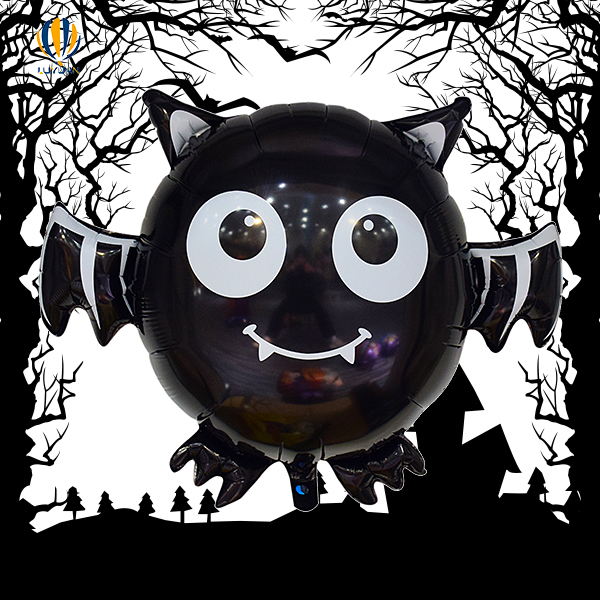 Sikat na Halloween Bat Dekorasyon na foil balloon