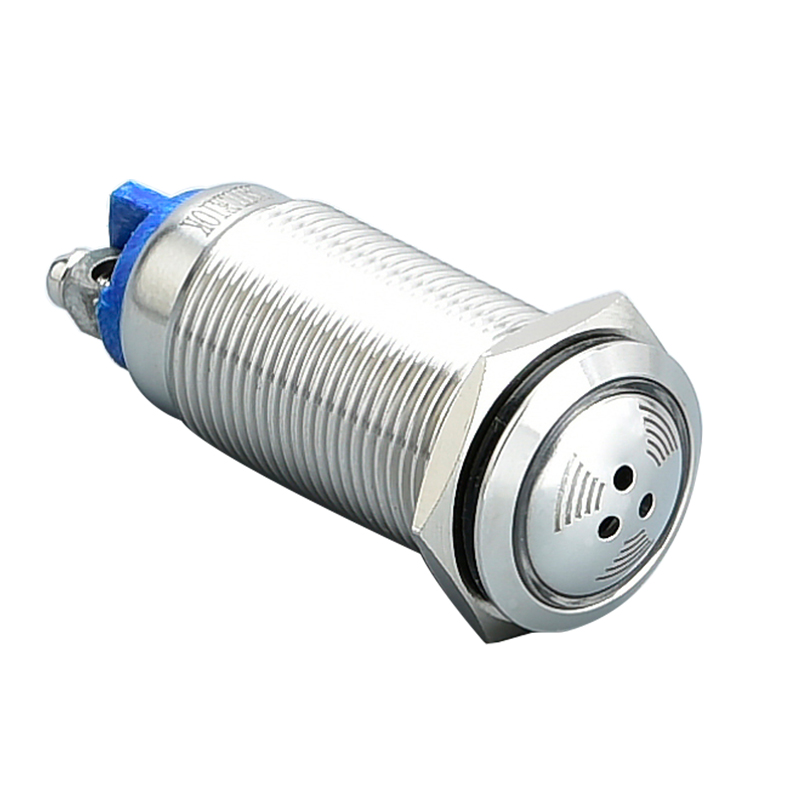 Alarme Buzzer de som contínuo de metal de aço inoxidável de 16 mm