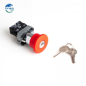 22mm lock return key selector knob switch XB2 series