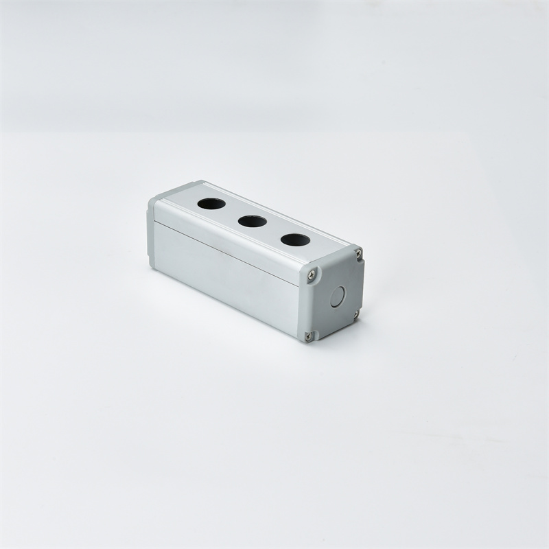 Three Hole No Ear 45*45 waterproof Aluminium Alloy Metal Push Button Switch box