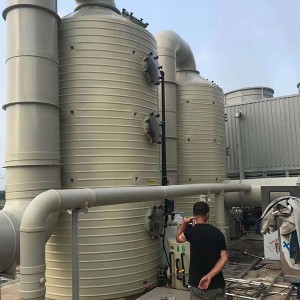 Low Price Gas Disposal Spray Tower For Acid Mist Treatment