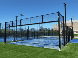 Panoramatyp Hög kvalitet anpassad 10×20/6x20m Padel Tennisbana, PC-001