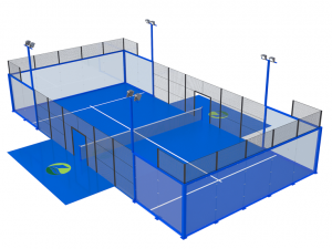 Manufacturer Direct CE Certificated Full set of Paddle Court Padel Tennis Court for Indoor and Outdoor