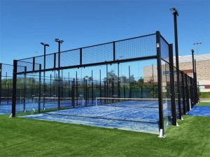 Lvyin නිෂ්පාදකයා සෘජු හොඳම මිලට මිලදී ගන්න Paddle Tennis Court Padel Court for Indoor and Outdoor