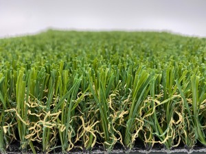 စက်ရုံမှ တိုက်ရိုက်ရောင်းချခြင်း အဆင့်မြင့် လက်မှတ်ရ အိမ် Landscaping Synthetic Turf၊ AMA