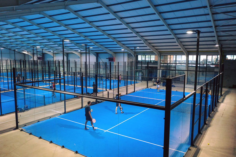 Custom Design Hot Sale Panoramic Tennis Court for Indoor, PC-003 រូបភាពពិសេស