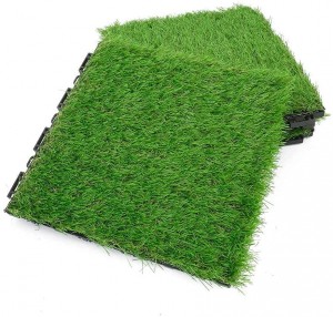 Портативна та легко встановлена ​​гаряча продажна індивідуальна плитка зі штучної трави