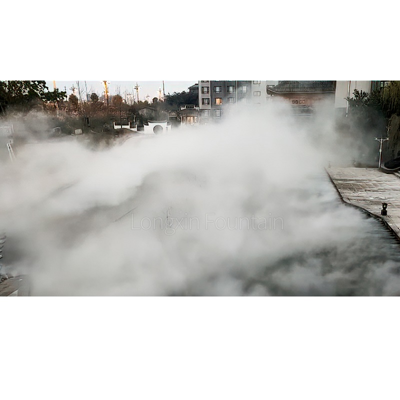 Garden Decorative Water Fountains Factory Artificial Fog Mist Fountain រូបភាពដែលមានលក្ខណៈពិសេស