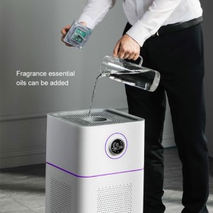 Humidification air purifier With Hepa Filter Ozone uv air purifiers for home