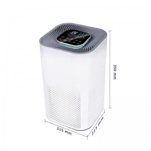 Целосна сертификација Мултифункционален паметен прочистувач на воздух за домашен OEM прочистувач за домашен воздух