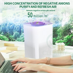 ເຄື່ອງຟອກອາກາດທີ່ດີທີ່ສຸດ mi small uv portable Home air cleaner desktop hepa filter ເຄື່ອງຟອກອາກາດ