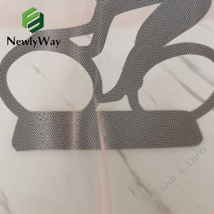China Fournisseur Verkaf sechseckegen Netz Polyester Fiber Tulle Mesh Stoff fir Meedchen Rock