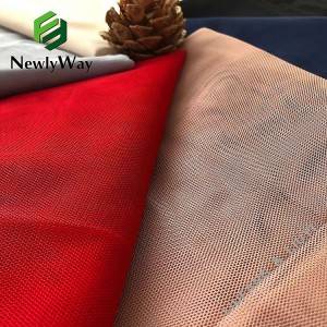 Kina leverandør salg sekskantet net polyester fiber tyl mesh stof til piges nederdel