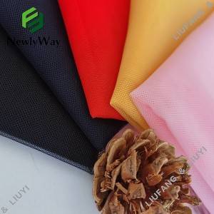 Kualitas Tinggi 100% Nylon Mesh Tulle Net Fabric untuk Bordir/Gaun