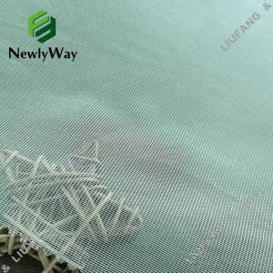 Haute qualité 100 % polyester grille carrée maille tulle net tissu pour jupe à bulles