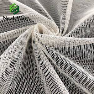 Boleng bo Phahameng ba Anti-Static Gold Thread Nylon Net Tulle Mesh Fabric bakeng sa Liaparo