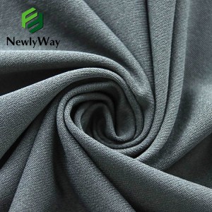 Kain tiruan N poliester kain rajutan empat elastik satu sisi produk yang baik kain selam bahan sesuai bahagian bawah kain pakaian sukan