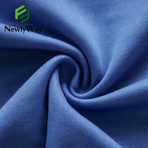 Newlyway 100D kammad polyesteröverdrag bomull hälsoduk dubbelsidig skoluniform sticktyg fabrik direktleverans