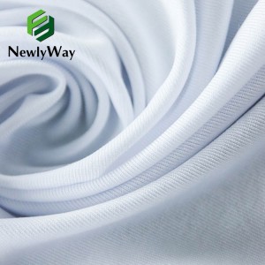 Milk silk pull frame tanan polyester pull frame upat ka elastic knitting fabric polyester sweatcloth
