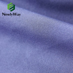Dalawang panig na tela sa kalusugan ng South Korea polyester high stretch polyester knitted Lycra 220g sports uniform fabric