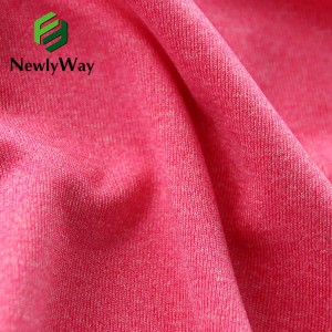 90%Polyester at 10% spandex cation composite wire fabric spot supply ng mga tela ng sportswear