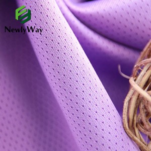 Polyesterová polyesterová elastická zahustená korálková tkanina na podlahu sieťovina zdravotná tkanina vtáčie oko vzduchová vrstva na batožinu