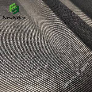 Magaan na itim na nylon spandex mesh tricot knit fabric para sa bra back clasp material