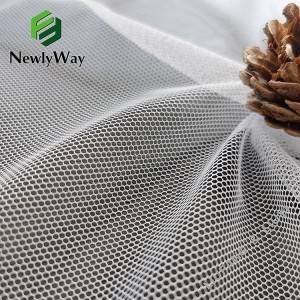 Manufacturer for Nylon Spandex Fabric For Swimwear - Lightweight polyester hexagon honeycomb net tulle mesh fabric for sports cushion – Liuyi