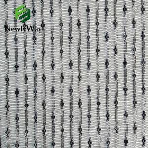 Fabrikant nylon metalen fiber mesh breide tulle stof foar brulloft sluier accessoires