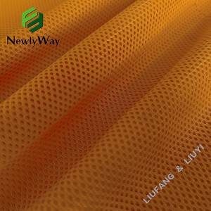 Manufacturer polyester fiber tulle net mesh fabric para sa sportswear lining