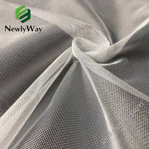 គុណភាពខ្ពស់ Flash Polyester Fiber Diamond Net Mesh Tulle Fabric សម្រាប់រ៉ូបអាពាហ៍ពិពាហ៍